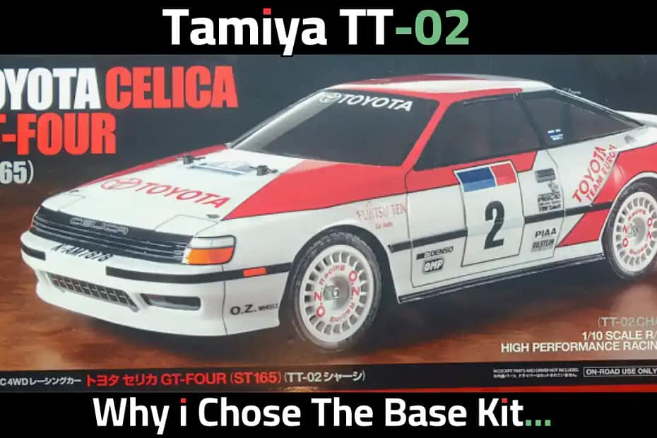 Tamiya TT-02 Celica GT-Four ST165 Base Kit box