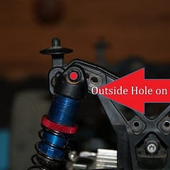 RC Shock Positions Outside Hole on Tower