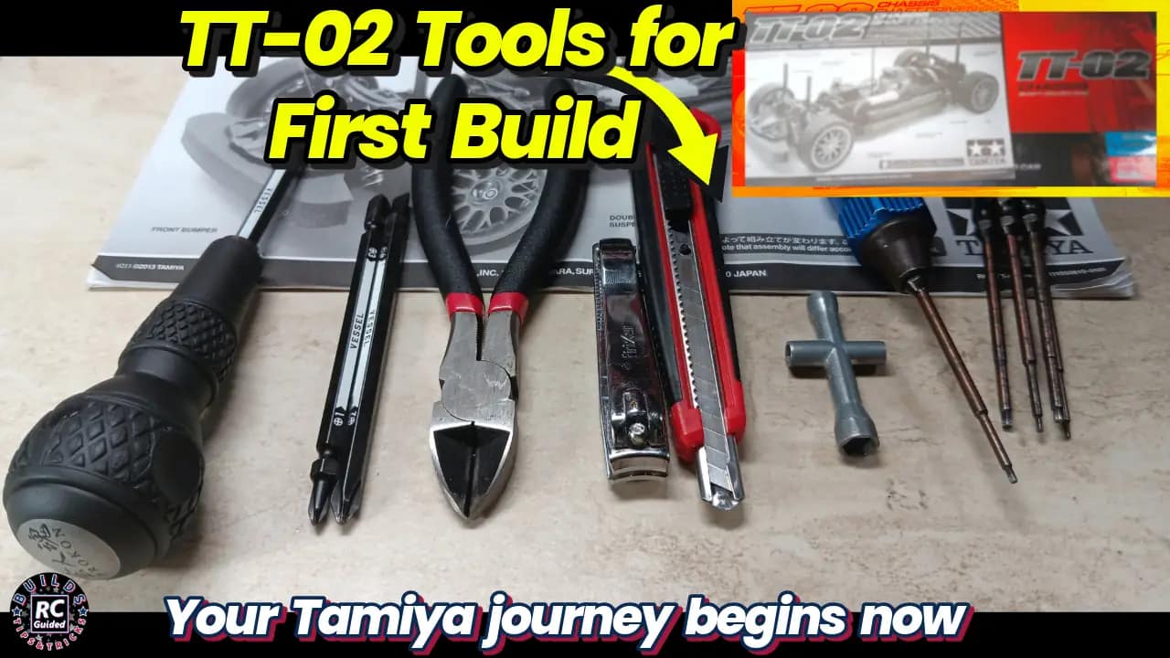 Your First Tamiya TT-02 RC Kit: Essential Tools for a Flawless Build