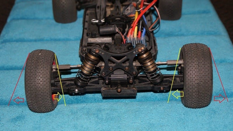 RC front toe in vs toe out